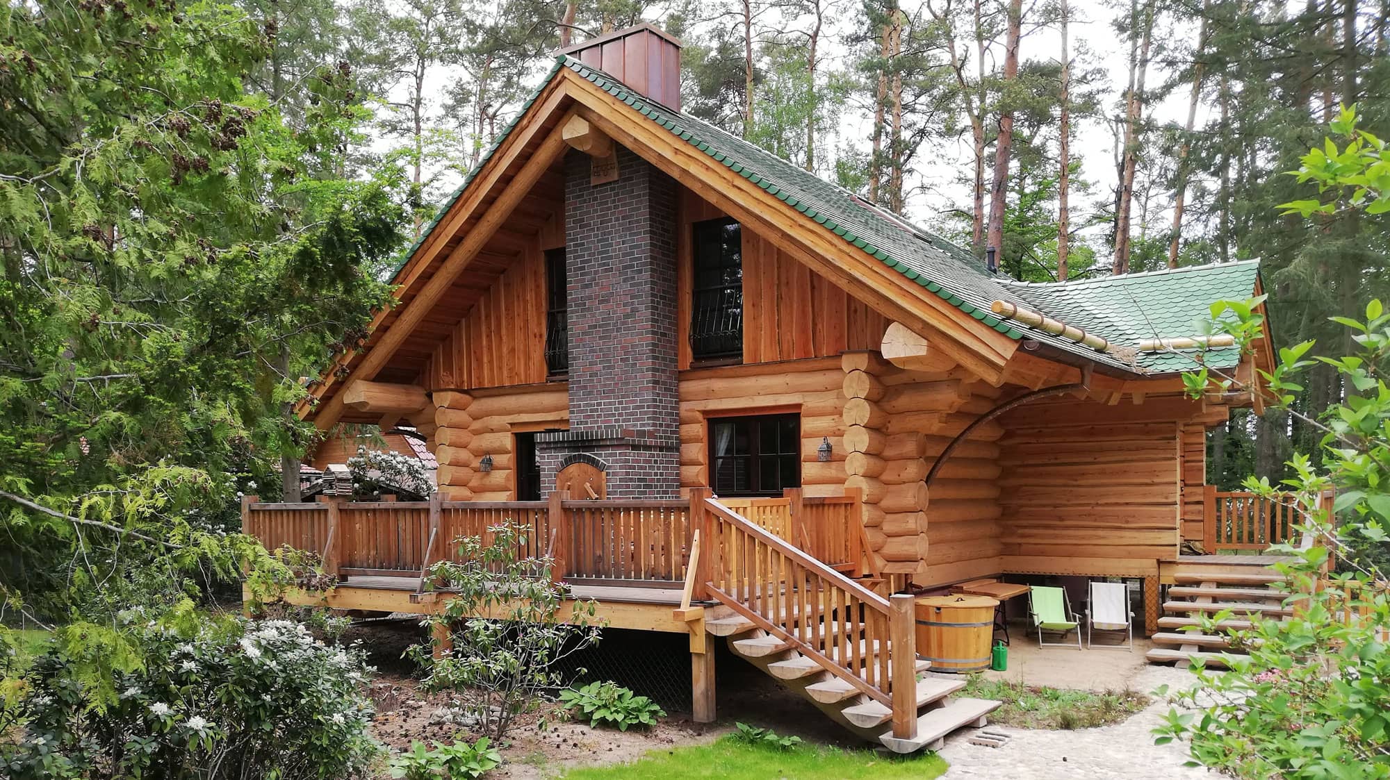 Naturstammhaus / Blockhaus bauen lassen Die Blockhausbauer aus Sachsen