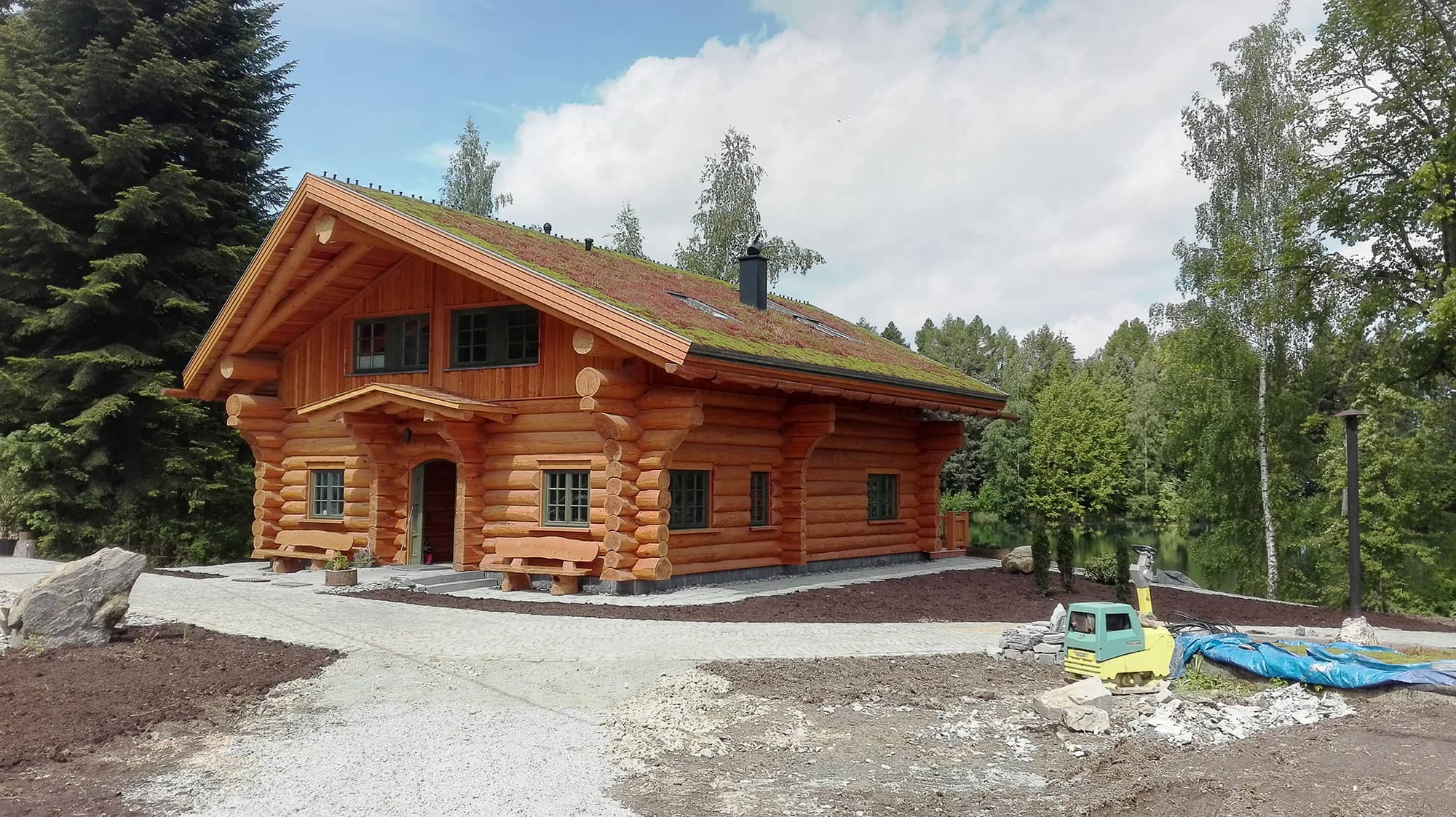 Naturstammhaus / Blockhaus bauen lassen Die Blockhausbauer aus Sachsen