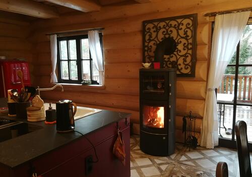 Blockhaus "Tucker" - Ansicht von innen