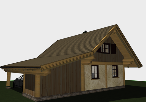 Ansicht von hinten - "Little Eagle II"