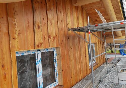 Lärche 2fach geölt und 1x gewachst, farblos