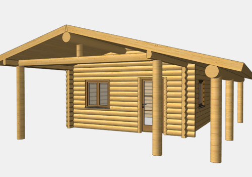 Gartenblockhaus "Whitefish Creek I"