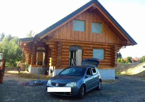 Blockhaus "Bear Creek Lodge" - Ansicht von vorn