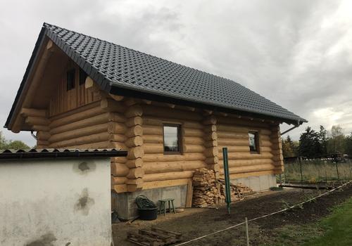 Kanadisches Blockhaus "Weekender II" von Die Blockhausbauer in Sachsen