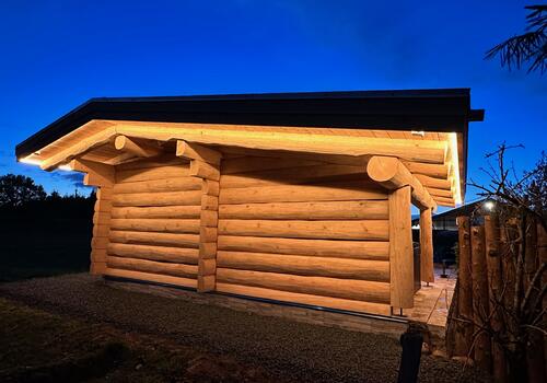 Blockhaus Sauna "Deer River" - Ansicht 3