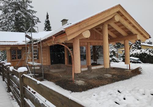 Post & Beam Blockhaus