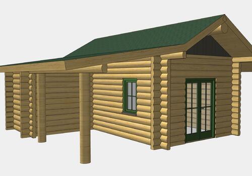 Sheperd Creek 5,80x3,30m_Ansicht von hinten rechts