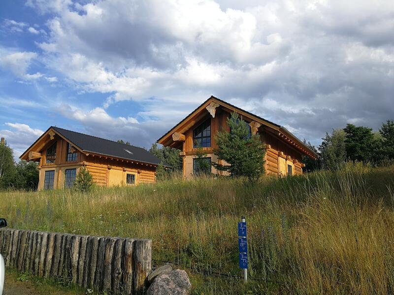 Post & Beam oder auch Naturstamm - Fachwerk Haus im Seeresort Gröbern