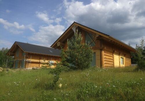 ...Haus #3 und #4 vom See aus betrachtet...