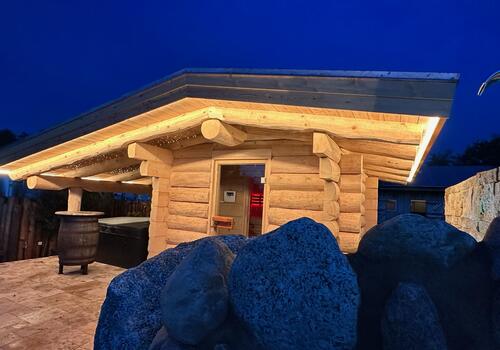 Blockhaus Sauna "Deer River" - Ansicht 2