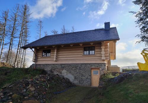 Klassisches Blockhaus