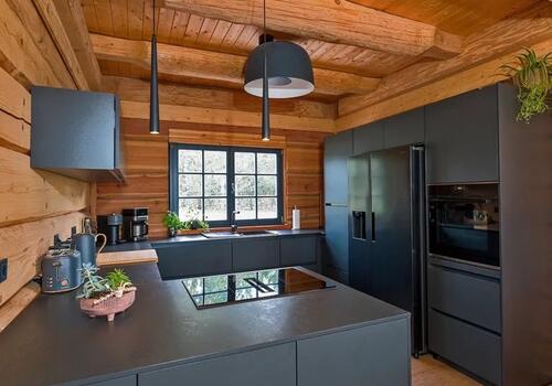 Post & Beam Blockhaus Blackfoot_Küche