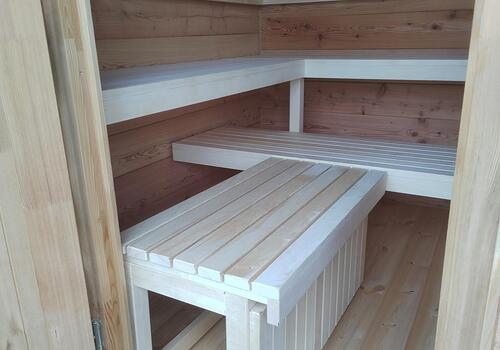 Innenraum Sauna Little Fox