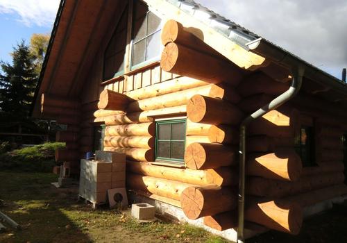 Blockhaus, Naturstamm, Kanadablockhaus, Blockhaus bauen