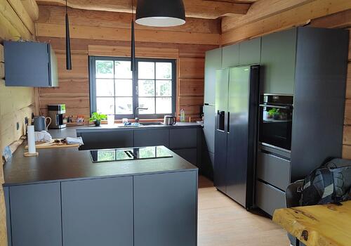 Post & Beam Blockhaus Blackfoot_Küche