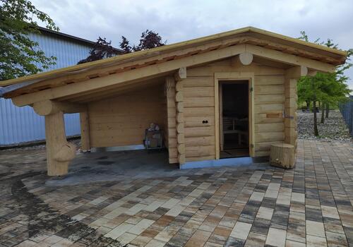 Sauna Deer River_Ansicht von vorn