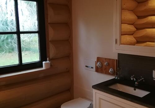 Blockhaus "Tucker" - Bad mit WC