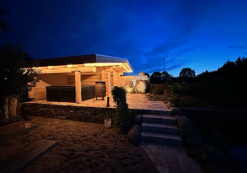 Blockhaus Sauna "Deer River" - Ansicht 7