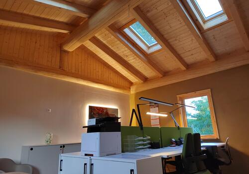 Dachflächenfenster im Büro