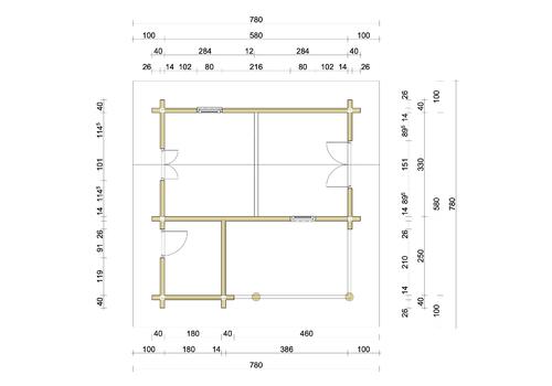 Sheperd Creek 5,80x3,30_Grundriss