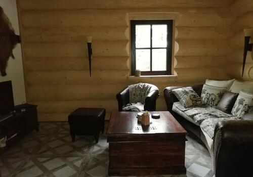 Blockhaus Tucker" - Wohnzimmer