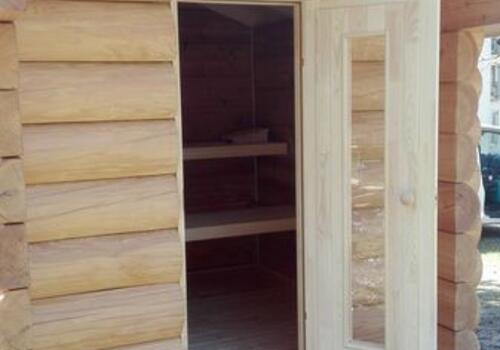 Blockhaussauna Little Fox mit ca. 16cm Wanddicke DIE BLOCKHAUSBAUER in Sachsen