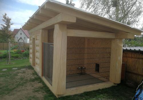 Unser Gartenblockhaus "Sheperd Creek" in Post & Beam - Bauweise | DIE BLOCKHAUSBAUER in Sachsen