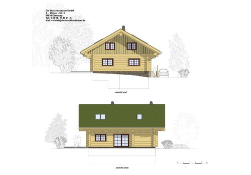 Naturstammhaus "Fall Creek Lodge"_Ansicht 2