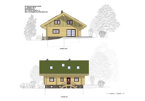 Naturstammhaus "Fall Creek Lodge"_Ansicht 1