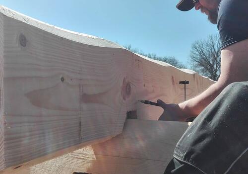 Anzeichnung Saddle Notch