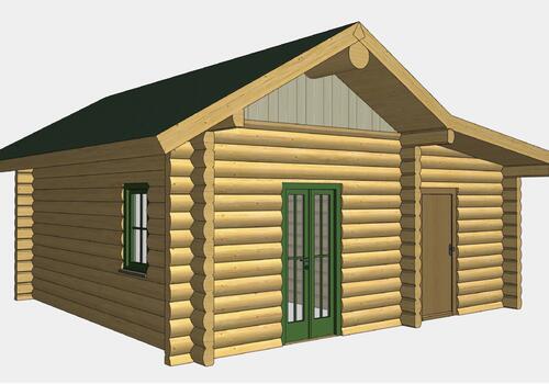 Sheperd Creek 5,80x3,30m_Ansicht von vorn links