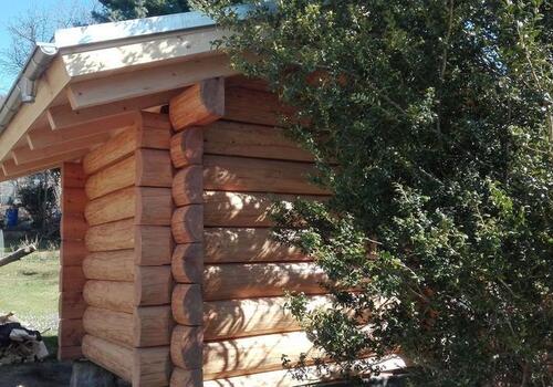 Blockhaussauna Little Fox für 3 Personen DIE BLOCKHAUSBAUER in Sachsen