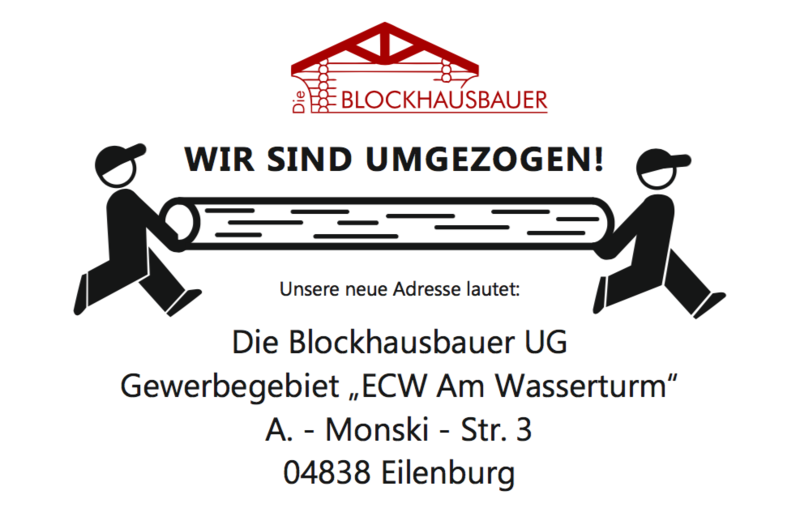 "Wir sind umgezogen" - Infografik