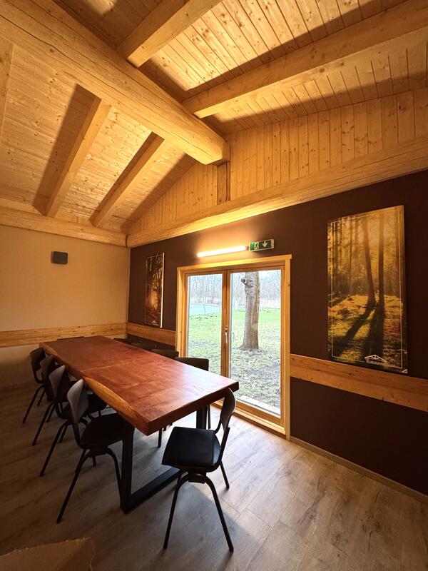 Infrarotheizung Blockhausbauer Büro