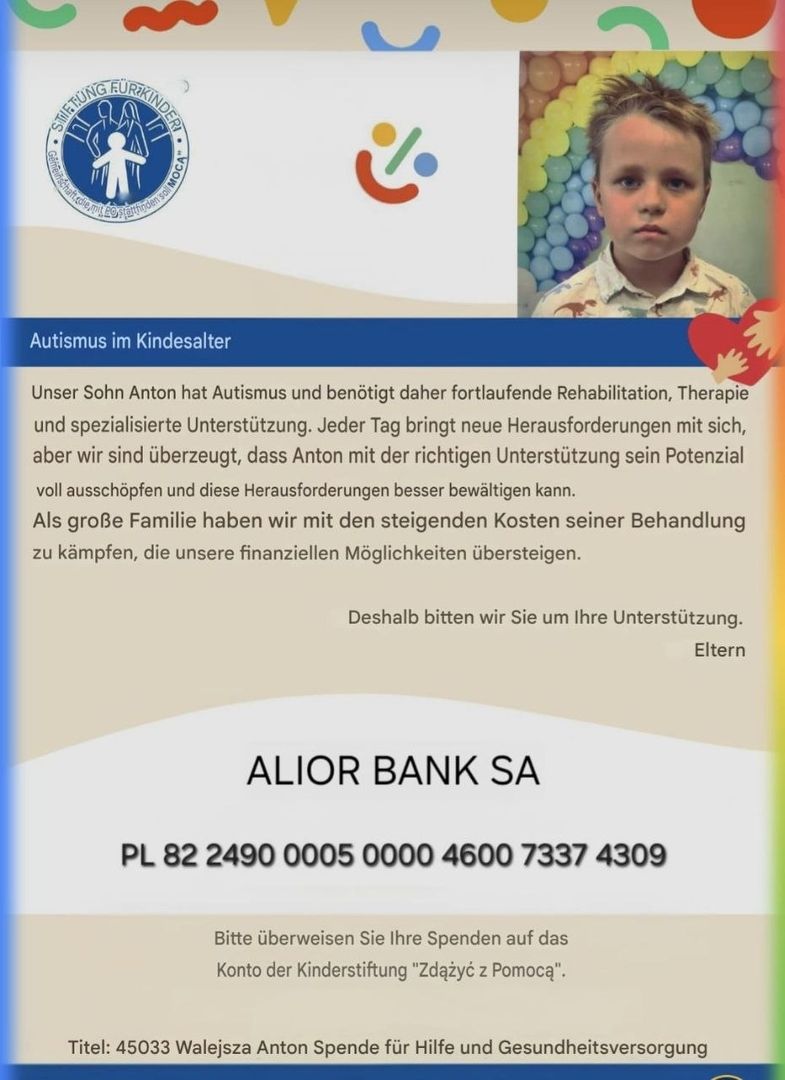 Spendenaktion Anton